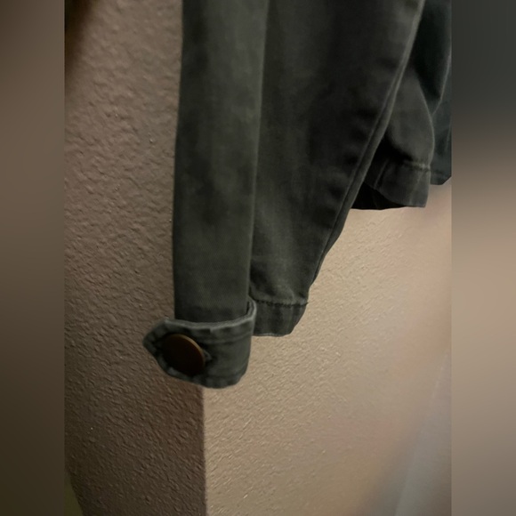 Womens Green button down shirt Jacket by One Teaspoon size medium - Picture 5 of 12